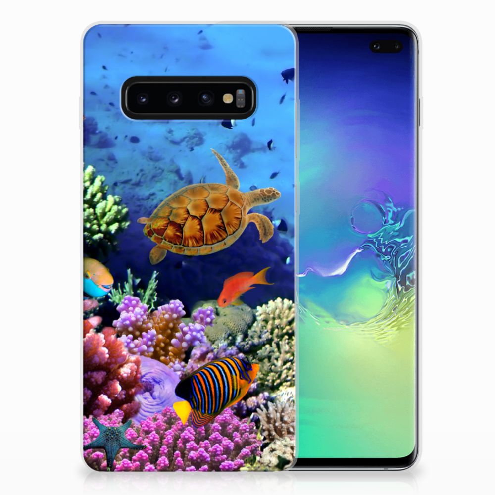 Samsung Galaxy S10 Plus TPU Hoesje Vissen