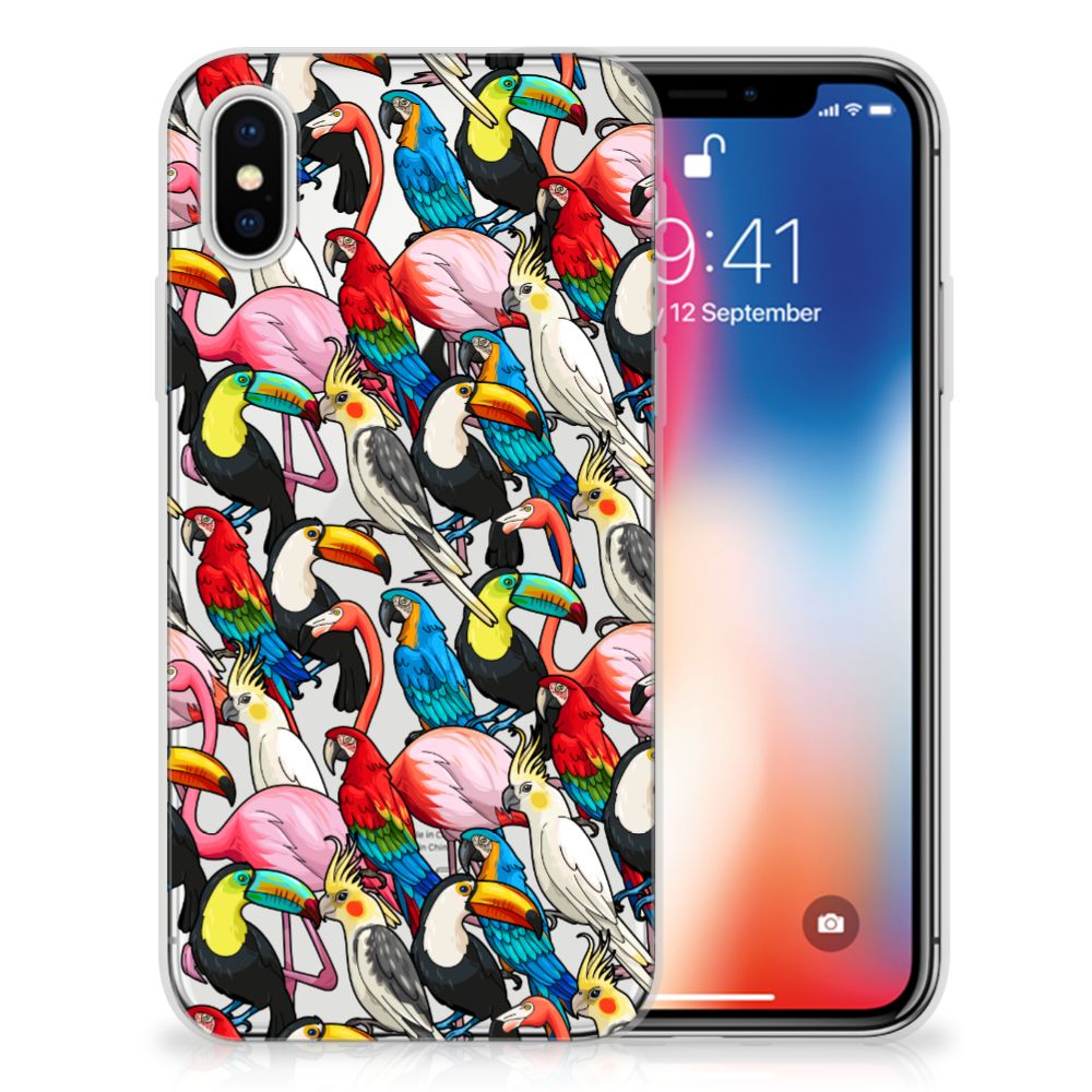 Apple iPhone X | Xs TPU Hoesje Birds