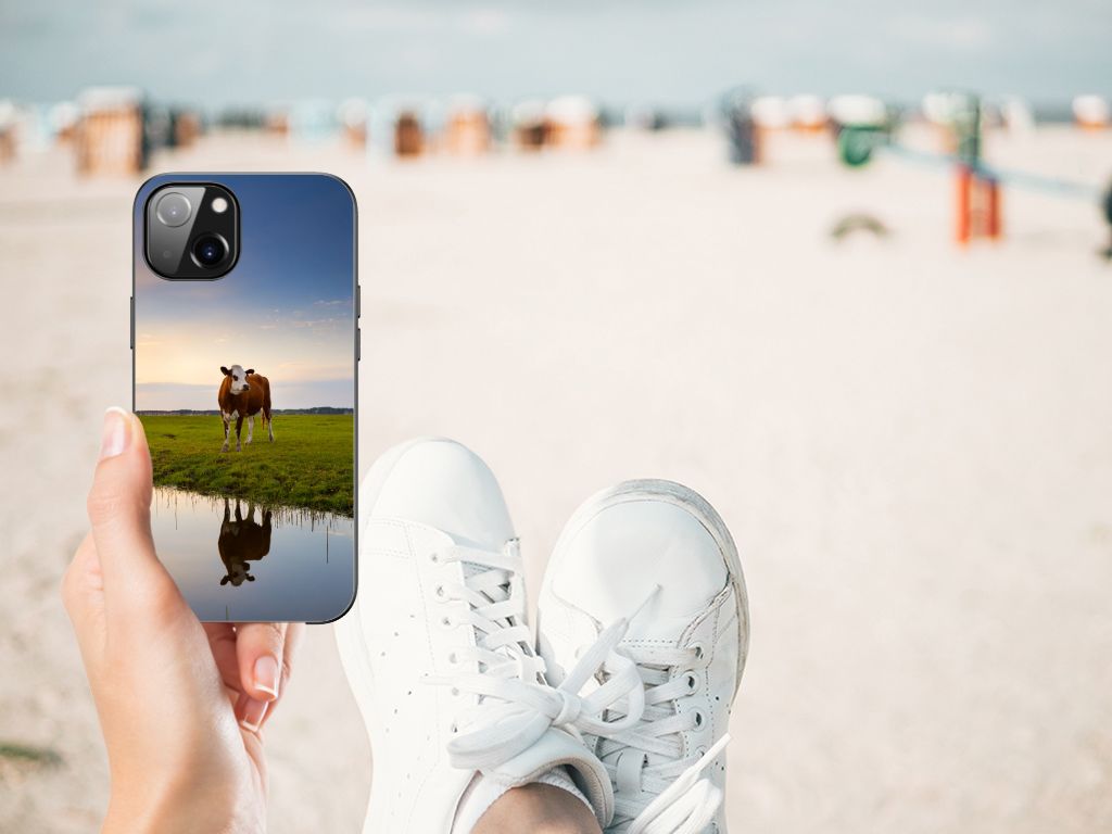 Apple iPhone 13 Dierenprint Telefoonhoesje Koe B2C Telecom