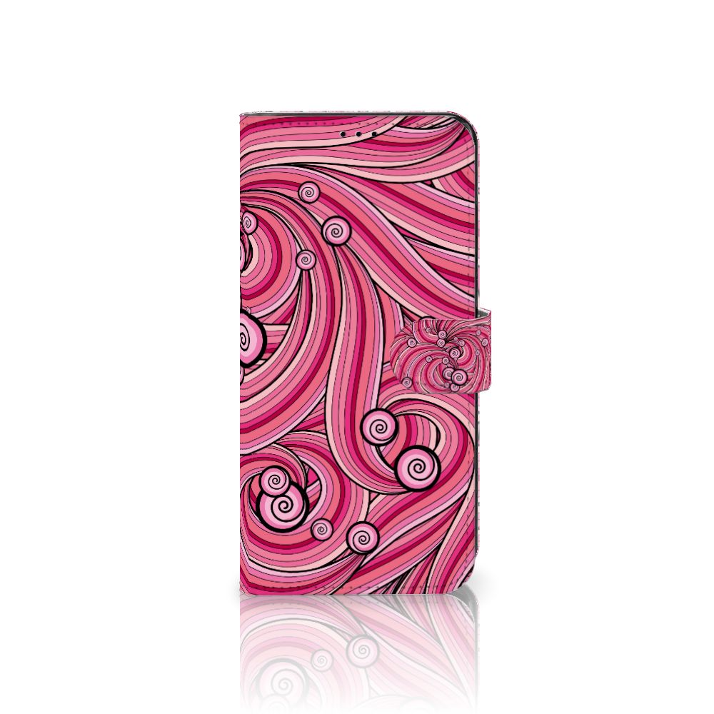 Motorola Edge 30 Pro Hoesje Swirl Pink