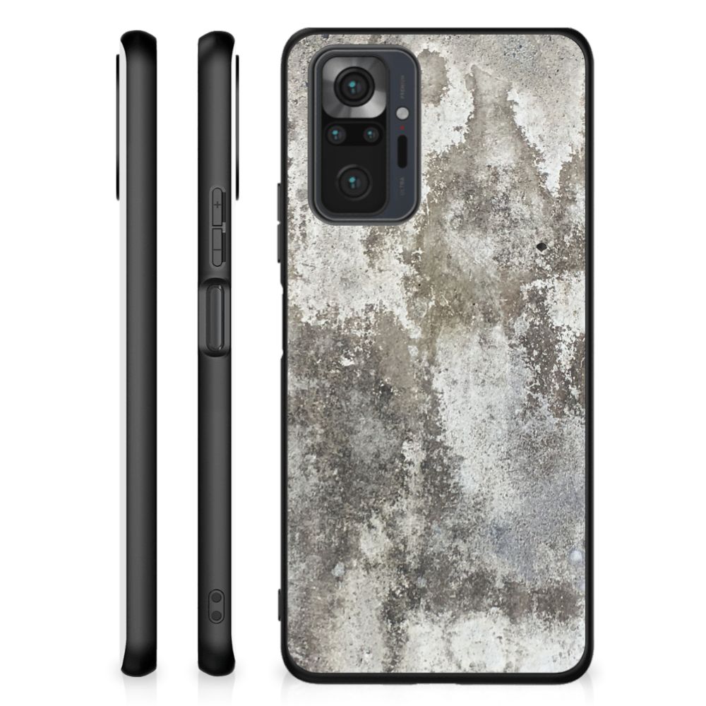 Xiaomi Redmi Note 10 Pro Marmeren Print Telefoonhoesje Beton Print B2C Telecom