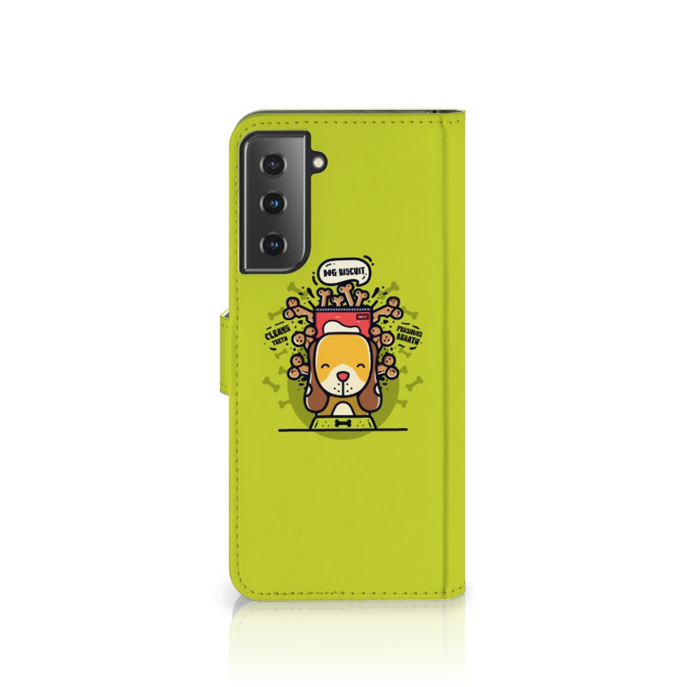 Samsung Galaxy S21 Plus Leuk Hoesje Doggy Biscuit