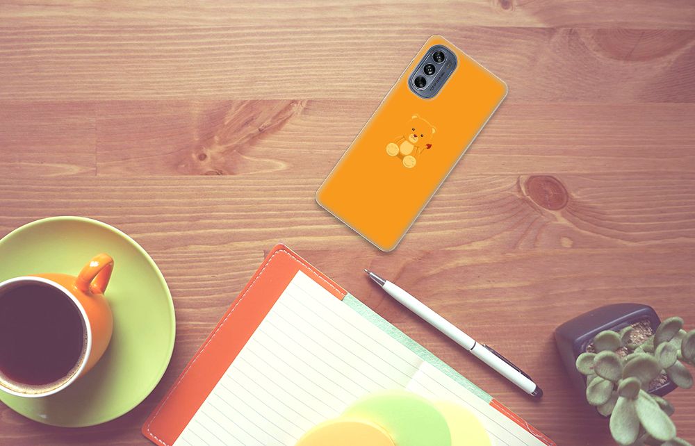 Motorola Moto G62 5G Telefoonhoesje met Naam Baby Beer B2C Telecom