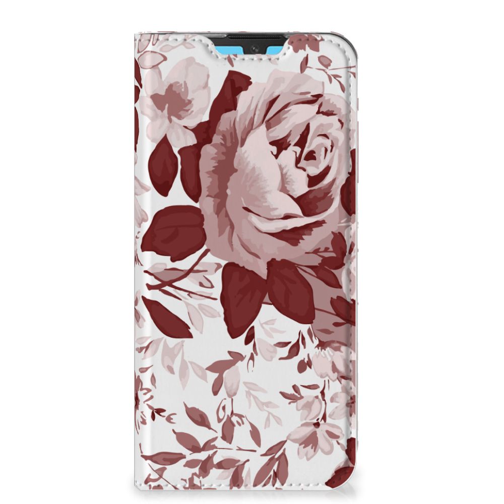 Bookcase Huawei Y5 (2019) Watercolor Flowers - B2C Telecom