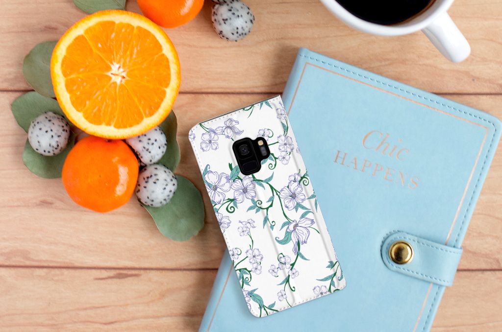 Samsung Galaxy S9 Uniek Smart Cover Blossom White