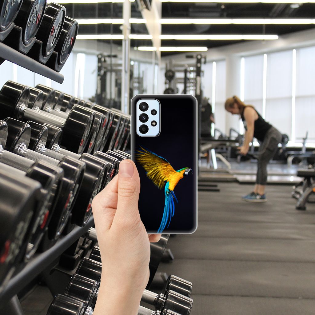 Samsung Galaxy A23 TPU Hoesje Papegaai B2C Telecom