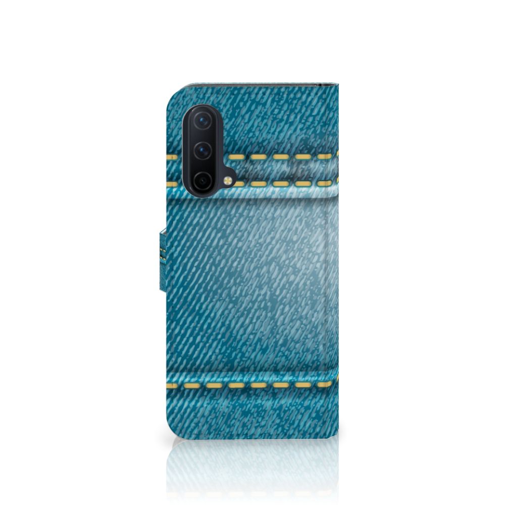OnePlus Nord CE 5G Wallet Case met Pasjes Jeans