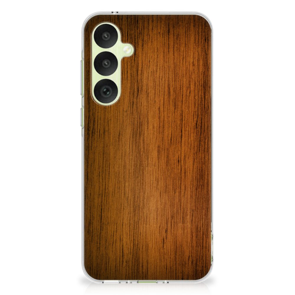 Samsung Galaxy A35 Bumper Hoesje Donker Hout