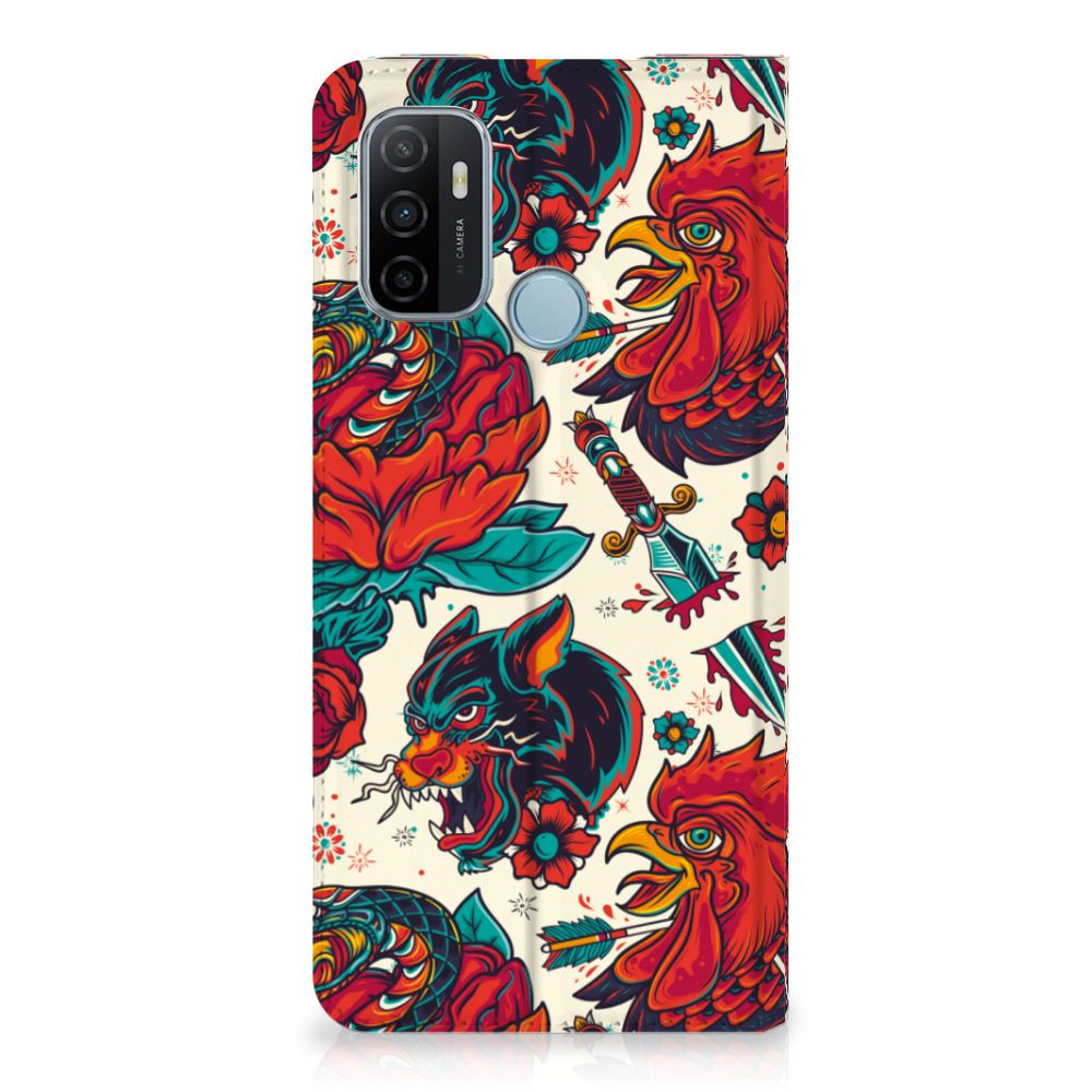 Stand Case voor OPPO A53 | A53s Old Skool - B2C Telecom