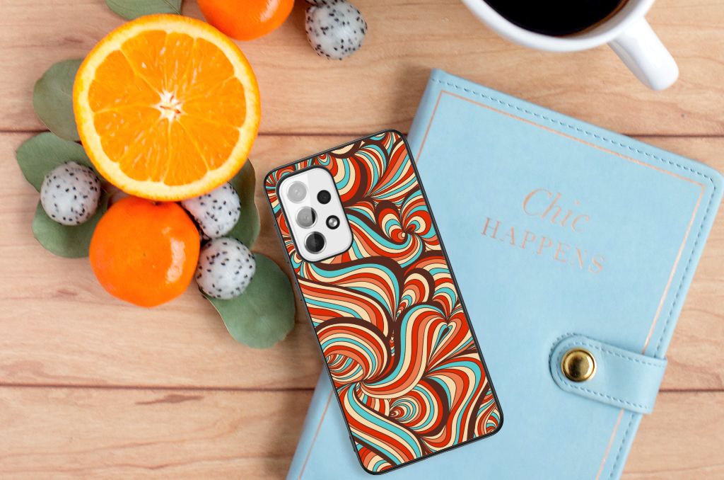Samsung Galaxy A73 Leuk Telefoonhoesje Retro B2C Telecom