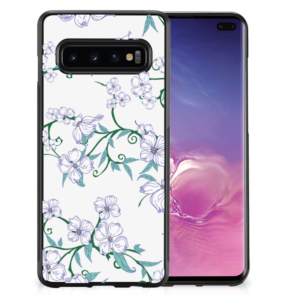 Samsung Galaxy S10+ Uniek Skin Case Blossom White