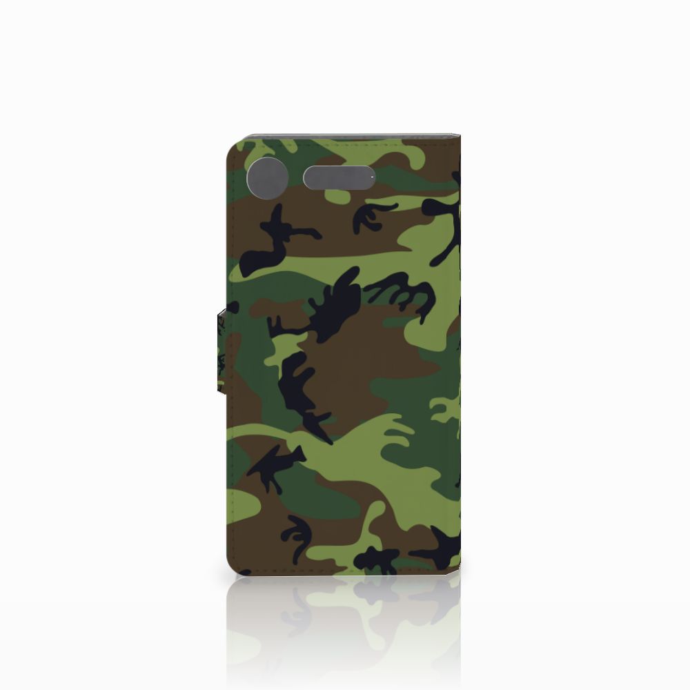 Sony Xperia XZ1 Telefoon Hoesje Army Dark