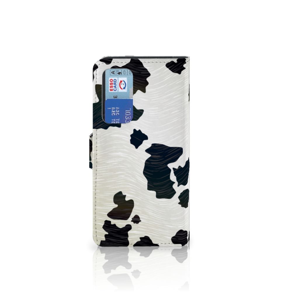 Huawei P40 Telefoonhoesje met Pasjes Koeienvlekken