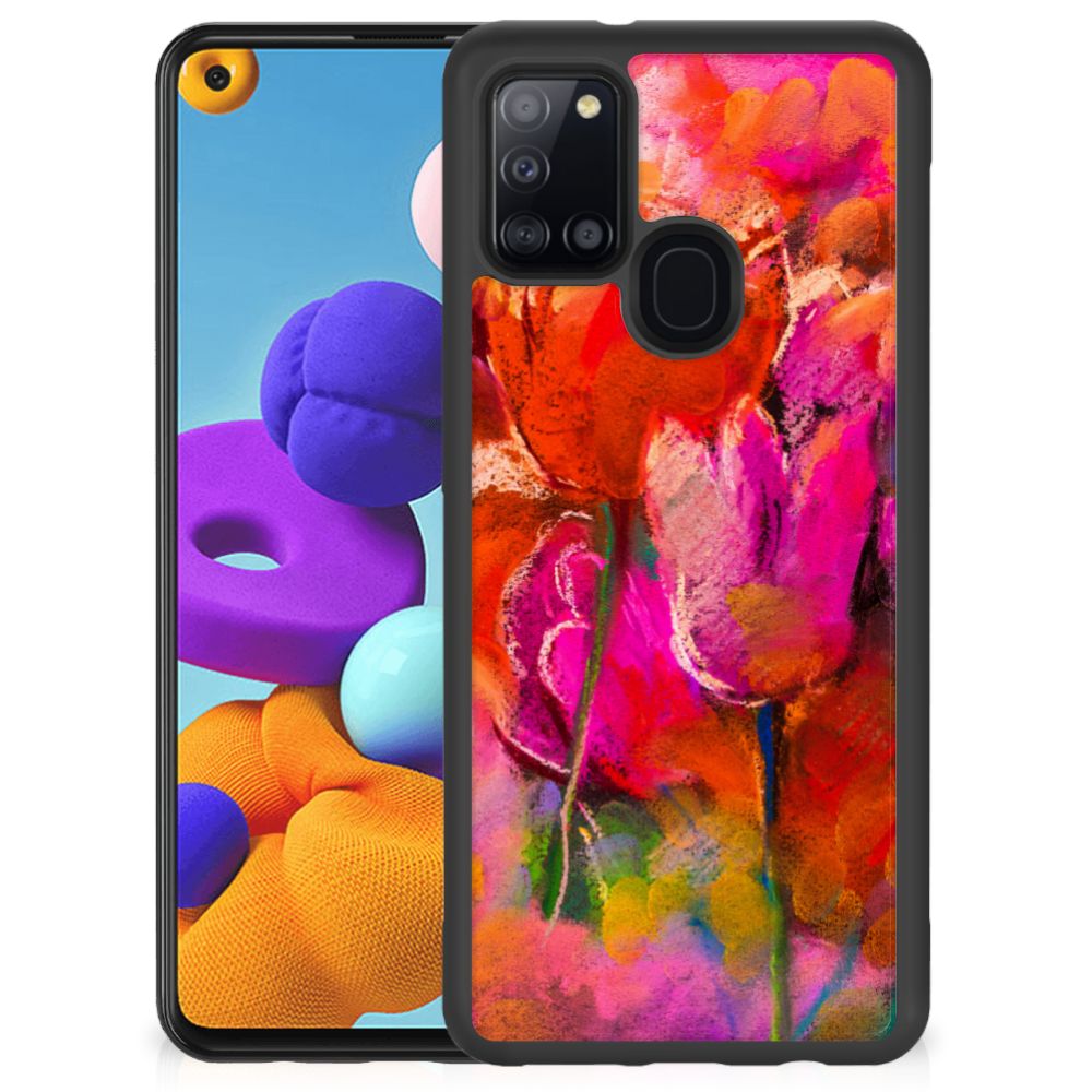 Case Samsung Galaxy A21s Tulips