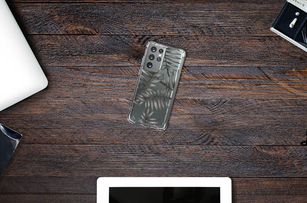 Samsung Galaxy S21 Ultra Case Leaves Grey B2C Telecom