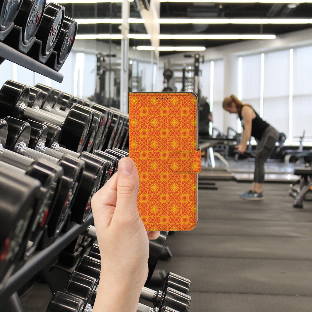 OPPO A91 | Reno3 Telefoon Hoesje Batik Oranje
