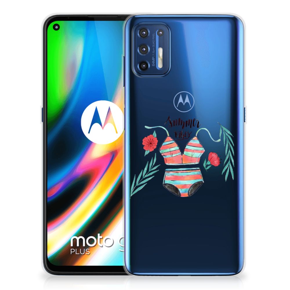 Motorola Moto G9 Plus Telefoonhoesje met Naam Boho Summer B2C Telecom