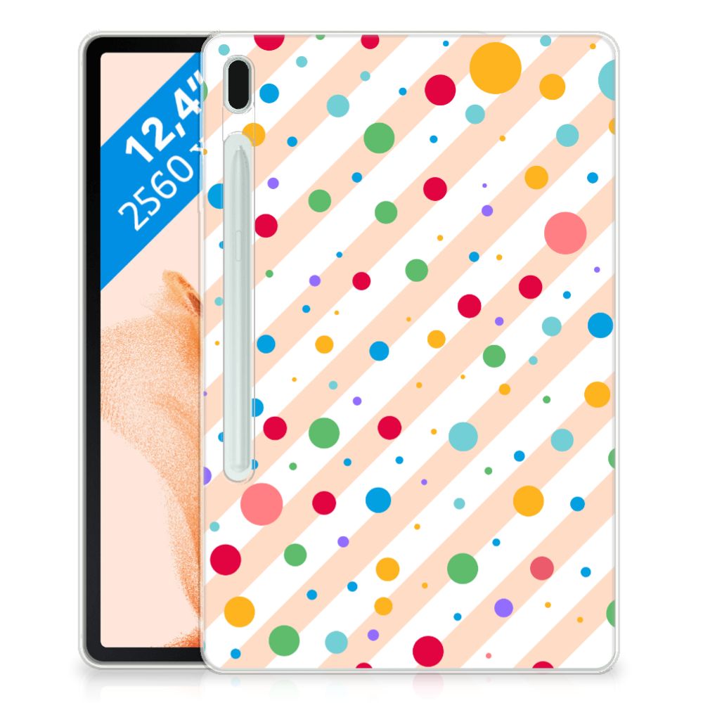 Samsung Galaxy Tab S7FE Hippe Hoes Dots - B2C Telecom