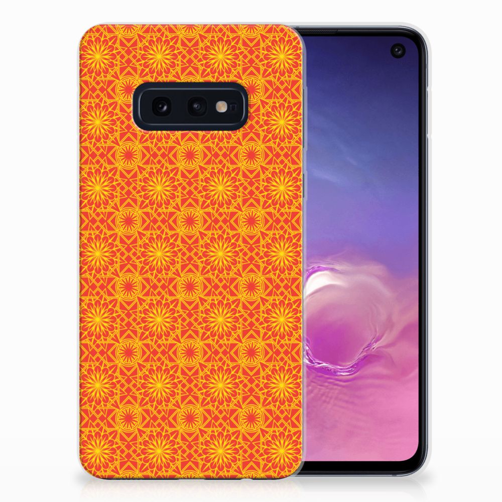 Samsung Galaxy S10e TPU bumper Batik Oranje