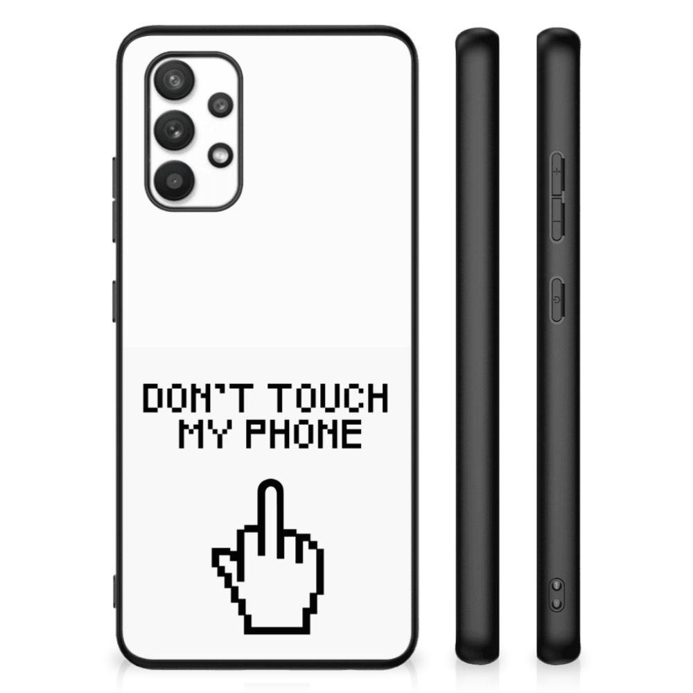 Samsung Galaxy A32 4G | A32 5G Enterprise Editie Telefoon Hoesje Finger Don't Touch My Phone B2C Telecom