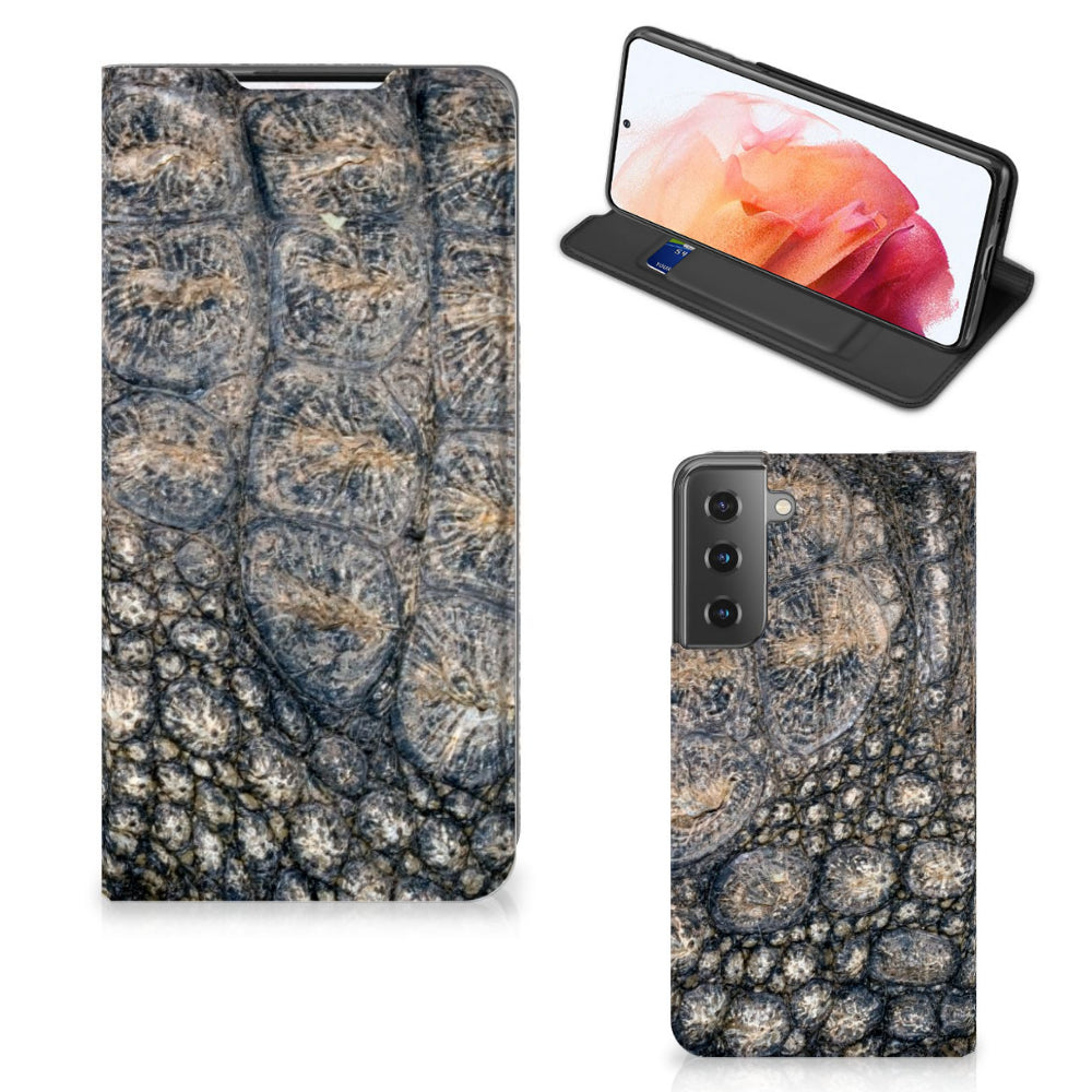 Samsung Galaxy S21 Hoesje maken Krokodillenprint
