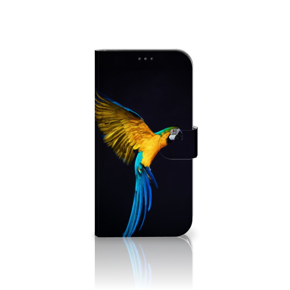Apple iPhone 12 Pro Max Telefoonhoesje met Pasjes Papegaai