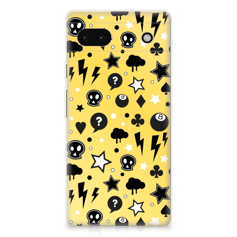 Silicone Back Case Google Pixel 6A Punk Geel B2C Telecom