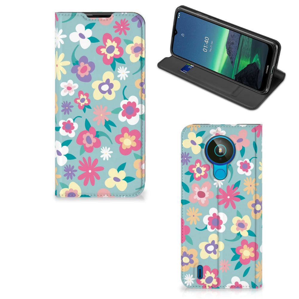 Nokia 1.4 Smart Cover Flower Power