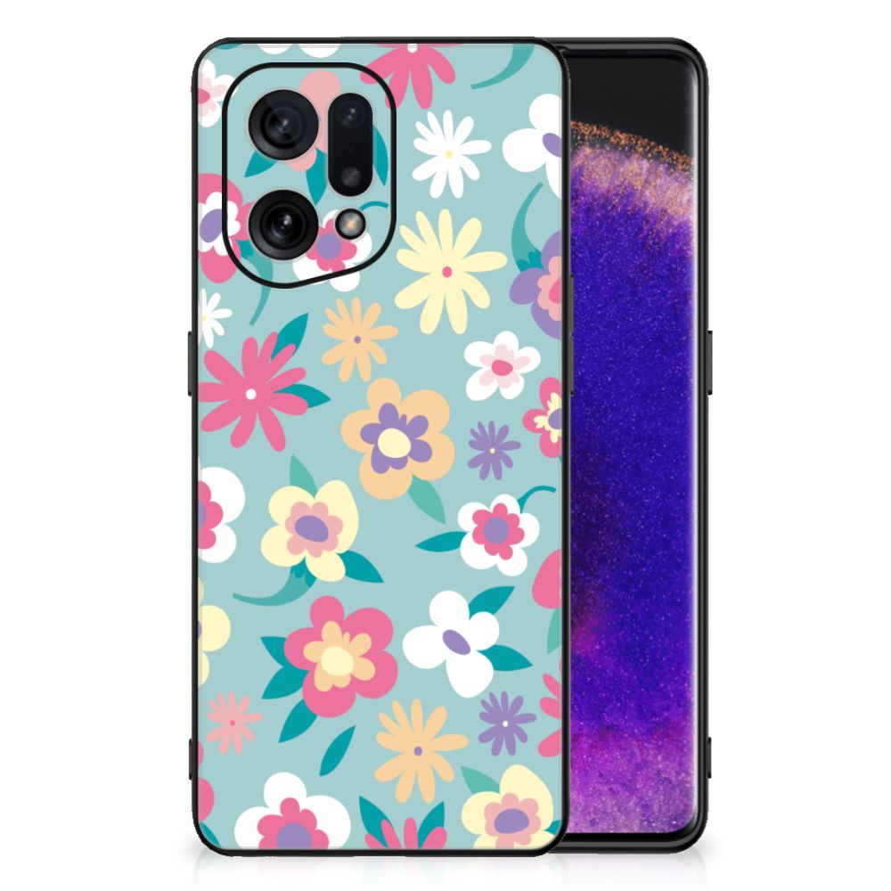 OPPO Find X5 Bloemen Hoesje Flower Power
