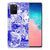 Silicone Back Case Samsung Galaxy S10 Lite Angel Skull Blauw