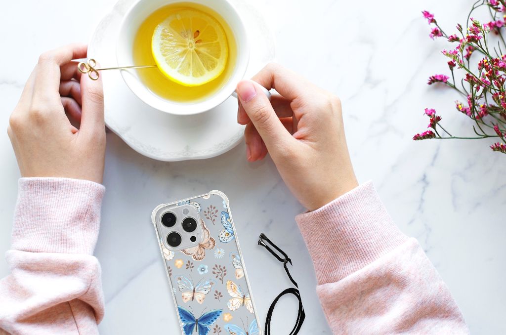 Case Anti-shock voor iPhone 14 Pro Vlinder B2C Telecom