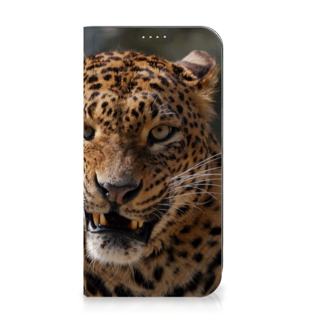 iPhone 15 Plus Hoesje maken Luipaard met realistische afbeelding van een luipaard. 🐆