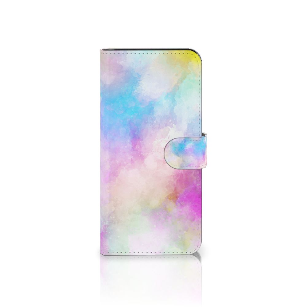 Hoesje Google Pixel 8 Pro Watercolor Light met pastelkleuren en pasjeshouder