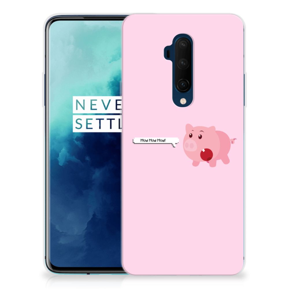 OnePlus 7T Pro Telefoonhoesje met Naam Pig Mud