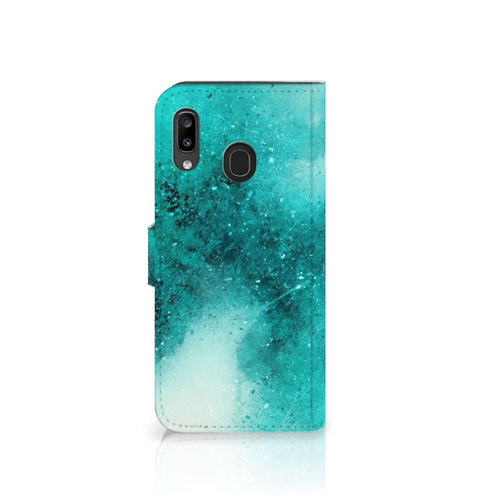 Hoesje Samsung Galaxy A30 Painting Blue