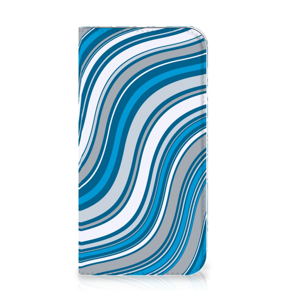 Apple iPhone 11 Pro Hoesje met Magneet Waves Blue