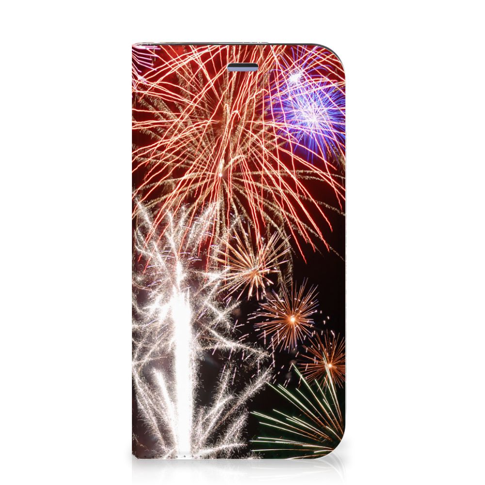 iPhone 12 Mini Hippe Standcase Vuurwerk - B2C Telecom