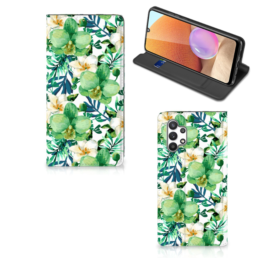 Samsung Galaxy A32 4G | A32 5G Enterprise Editie Smart Cover Orchidee Groen - B2C Telecom
