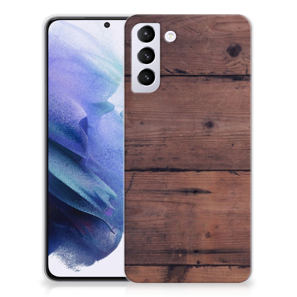 Samsung Galaxy S21 Plus Bumper Hoesje Old Wood B2C Telecom