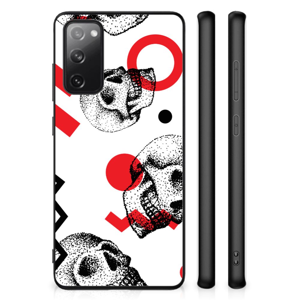Telefoonhoesje Samsung Galaxy S20 FE Skull Red B2C Telecom