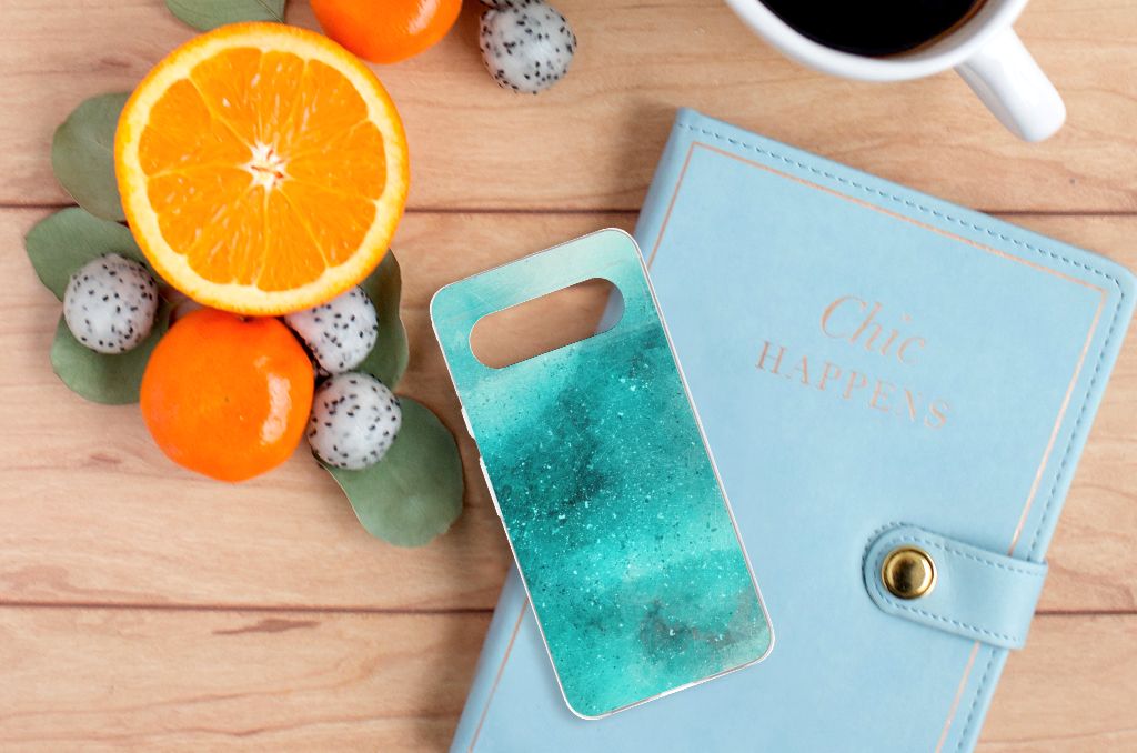 Hoesje maken Google Pixel 8 Painting Blue