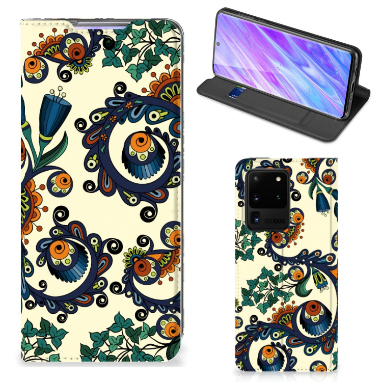 Telefoon Hoesje Samsung Galaxy S20 Ultra Barok Flower - B2C Telecom