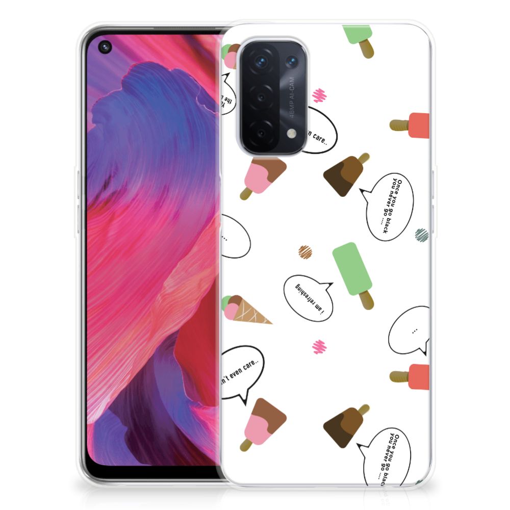 OPPO A93 5G Siliconen Case IJsjes