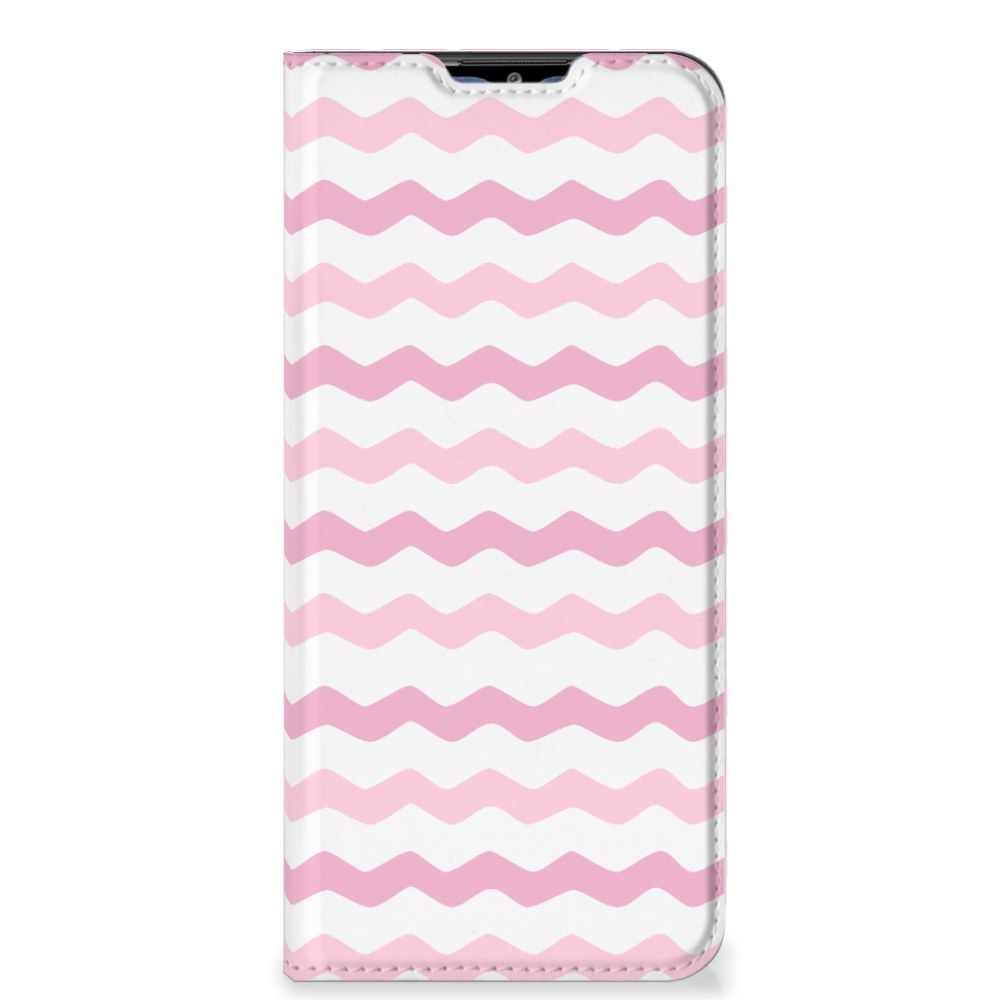 Samsung Galaxy M02s | A02s Hoesje met Magneet Waves Roze - B2C Telecom