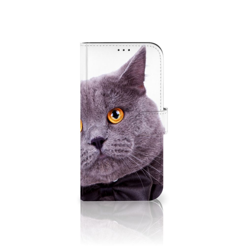 Apple iPhone 12 Pro Max Telefoonhoesje met Pasjes Kat