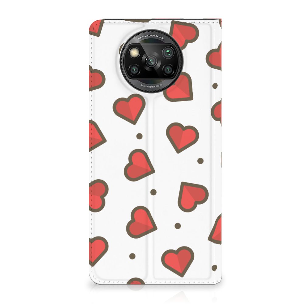 Xiaomi Poco X3 Pro | Poco X3 Hoesje met Magneet Hearts - B2C Telecom