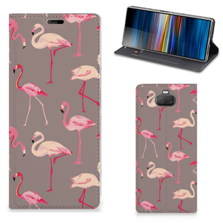 Sony Xperia 10 Plus Hoesje maken Flamingo