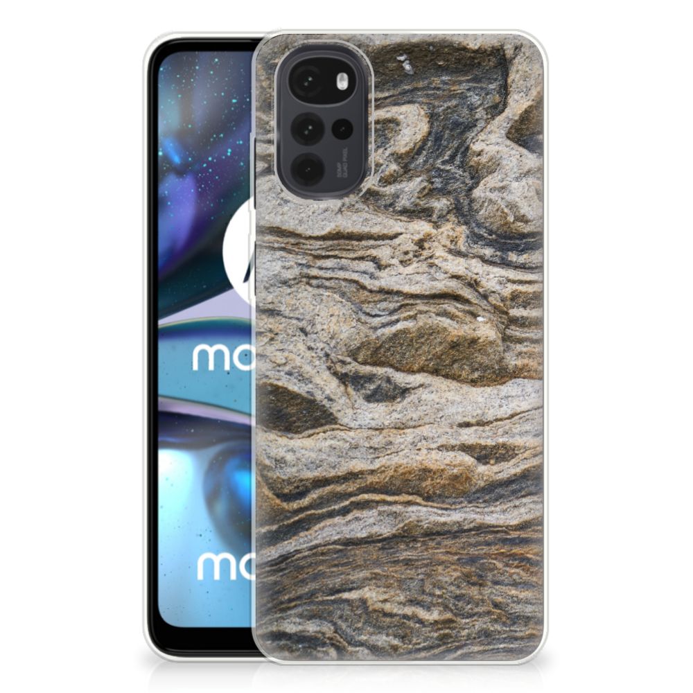 Motorola Moto G22 TPU Siliconen Hoesje Steen B2C Telecom