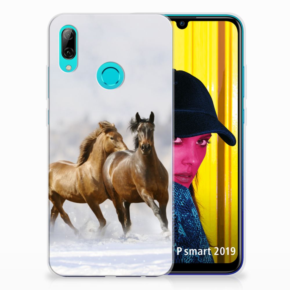 Huawei P Smart 2019 TPU Hoesje Paarden