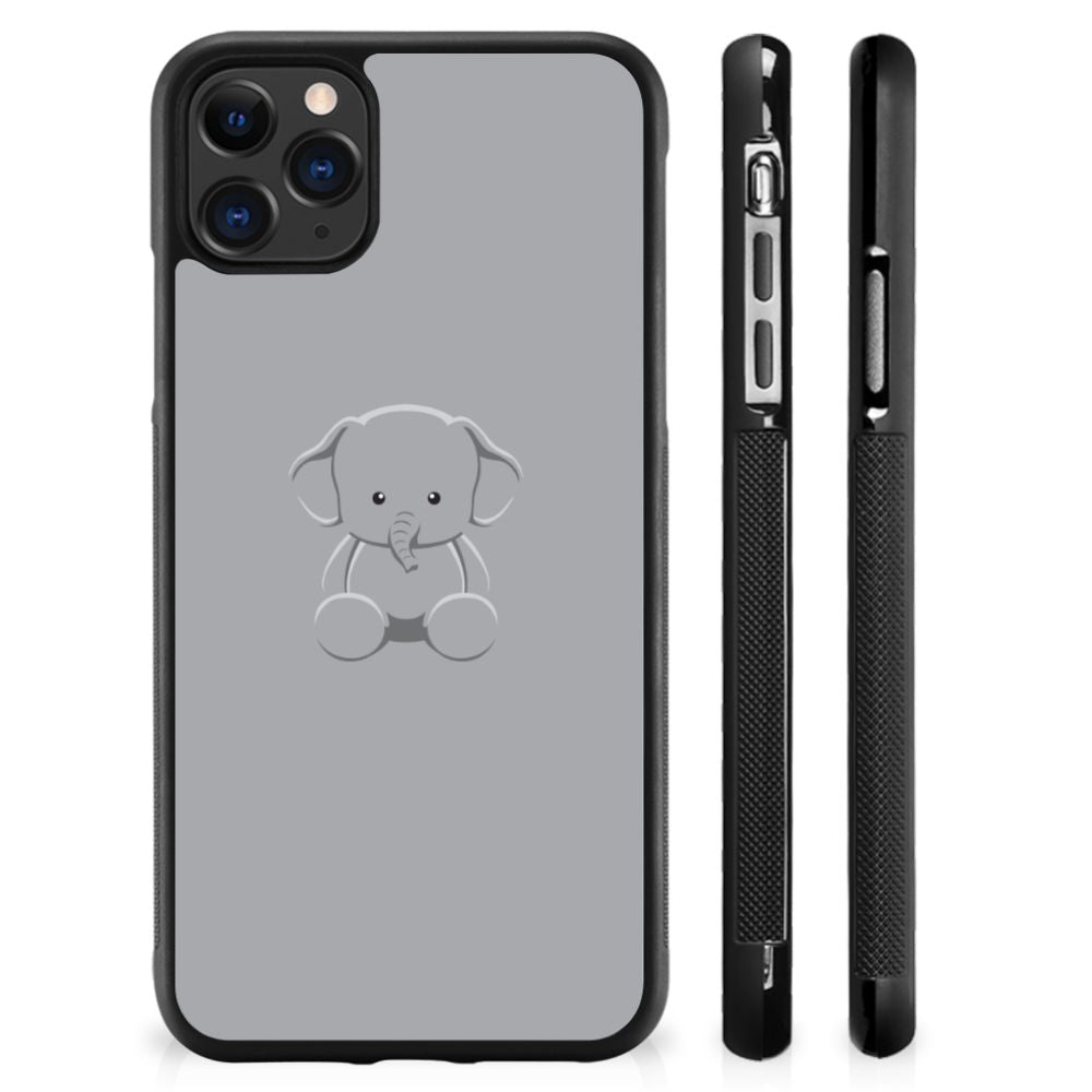Apple iPhone 11 Pro Max Bumper Hoesje Grijs Baby Olifant B2C Telecom